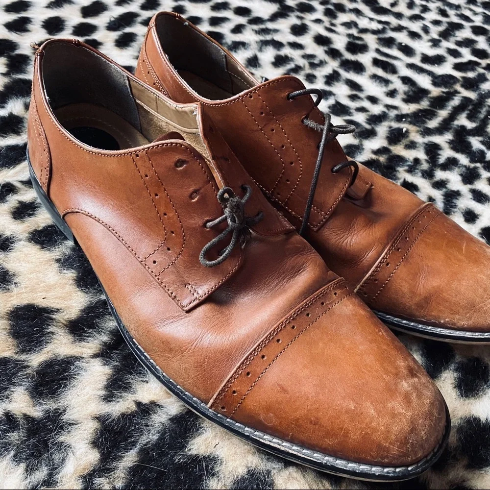 Nunn Bush Overland Cap Toe Oxford dress shoes